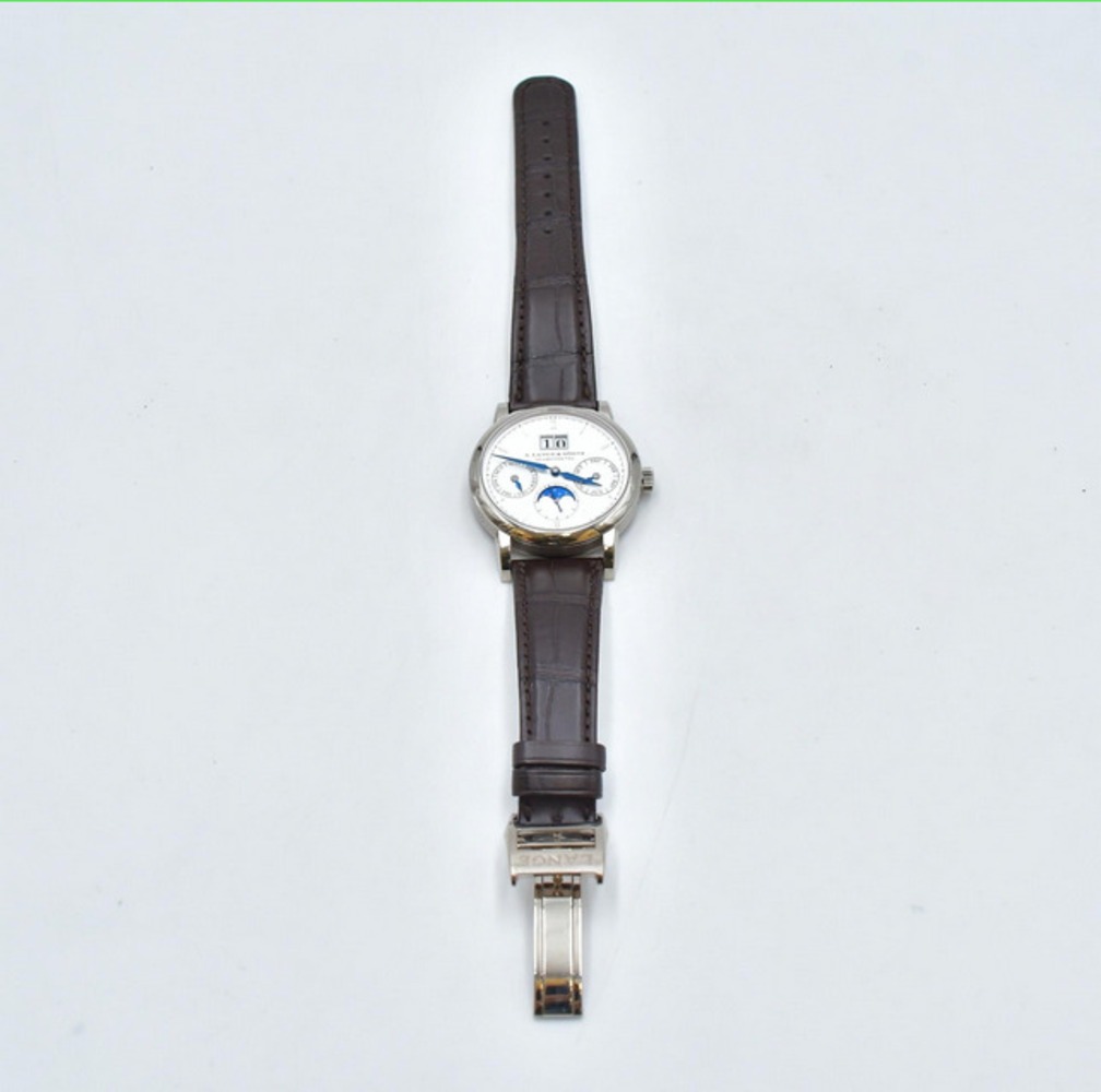 A. Lange & Söhne Saxonia Annual Calendar White Gold White Dial 330.026