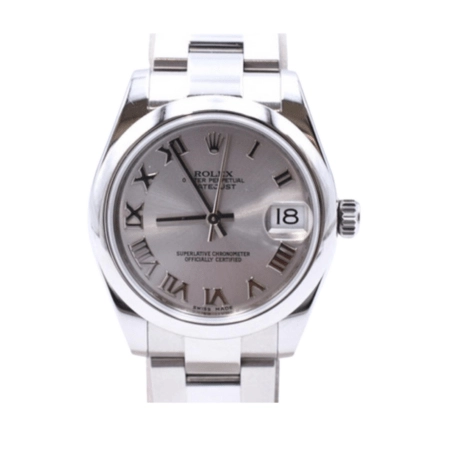 Rolex Datejust 31 Stainless Steel Rose Roman Dial 178240