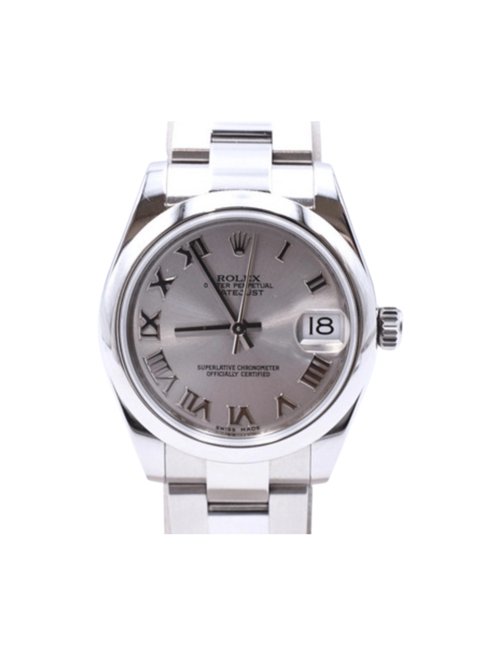Rolex Datejust 31 Stainless Steel Rose Roman Dial 178240