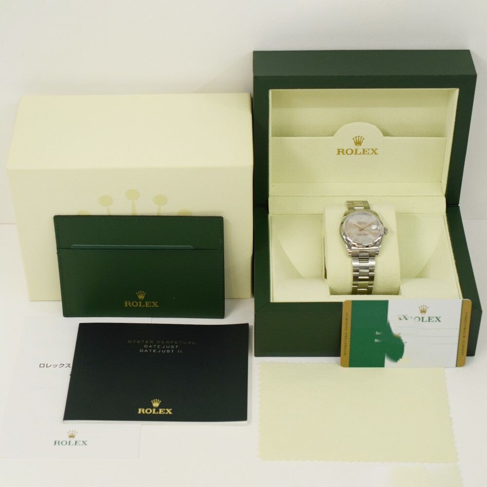 Rolex Datejust 31 Stainless Steel Rose Roman Dial 178240