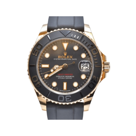 Rolex Yacht-Master 37 Rose Gold and Black Dial 268655