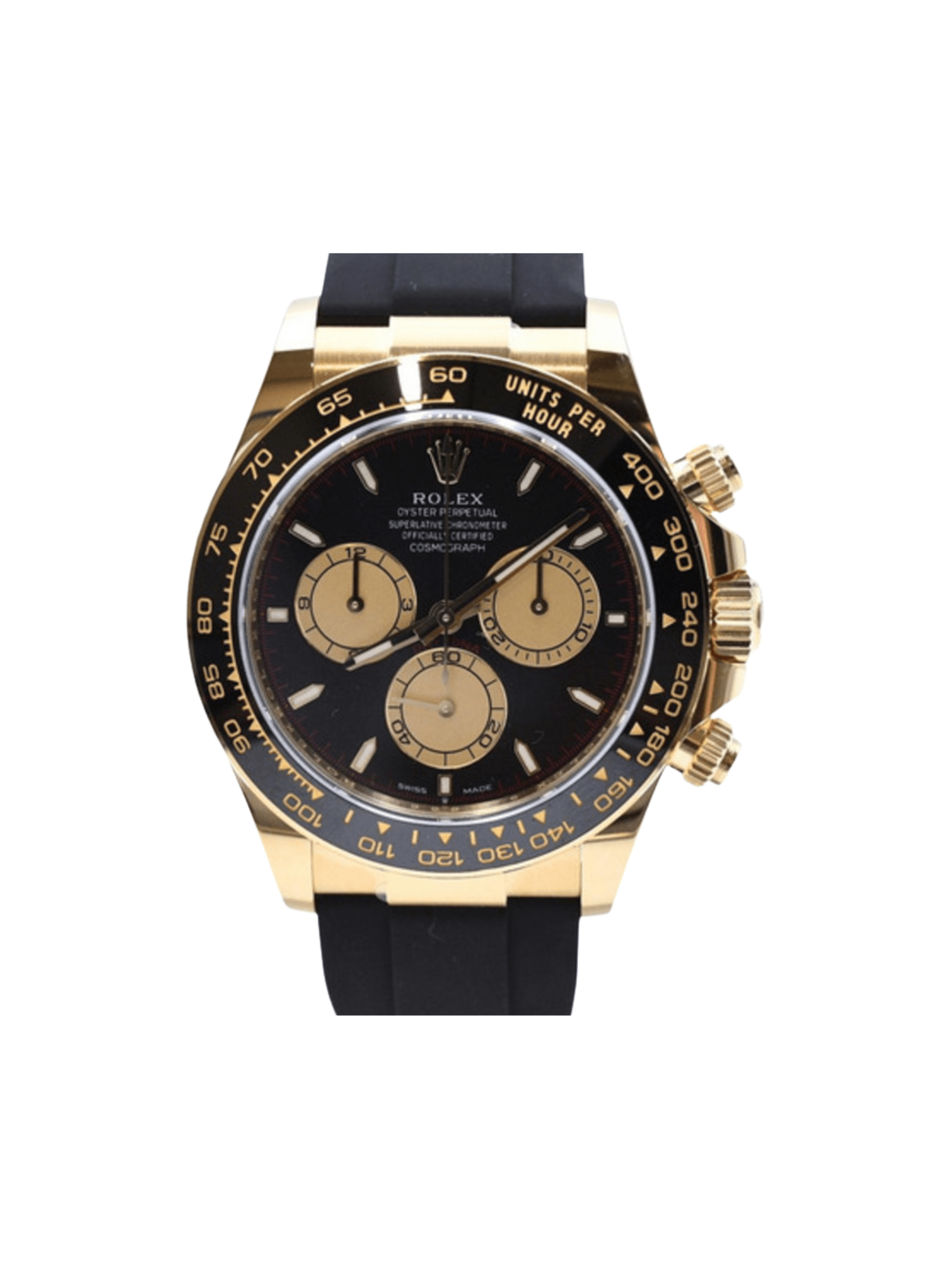 Rolex Daytona Yellow Gold Black Ceramic Bezel Black Dial 126518LN
