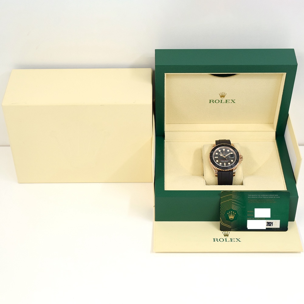 Rolex Yacht-Master 40mm Rose Gold Black Dial 126655