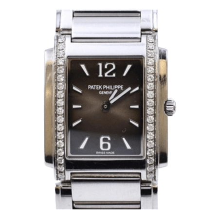 Patek Philippe Twenty~4 Stainless Steel Grey Sundust Dial 4910/1200A-010
