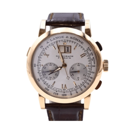 A. Lange & Söhne Datograph Rose Gold Silver Palm Dial 403.032