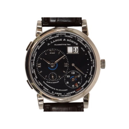 A. Lange & Söhne Lange 1 Time Zone White Gold Black Dial 136.029