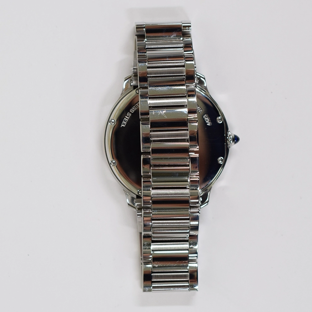 Cartier Ronde Must de Cartier Stainless Steel Silver Roman Dial WSRN0034