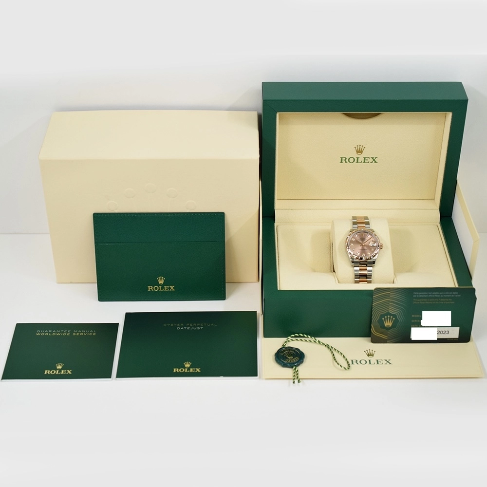 Rolex Datejust 31 Stainless Steel and Rose Gold Pink Diamond Dial 278341RBR