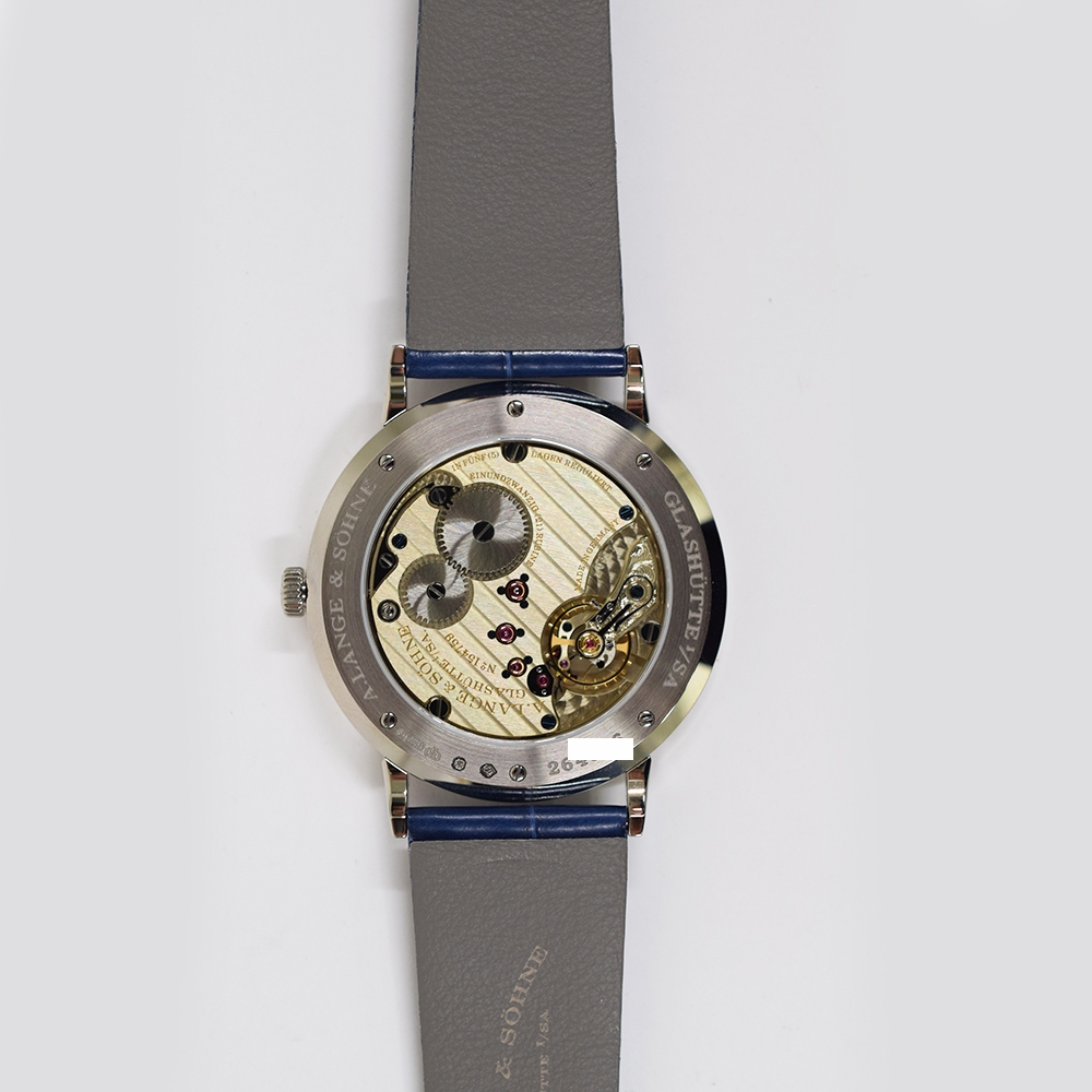 A. Lange & Söhne Saxonia Thin White Gold Blue Dial 205.086