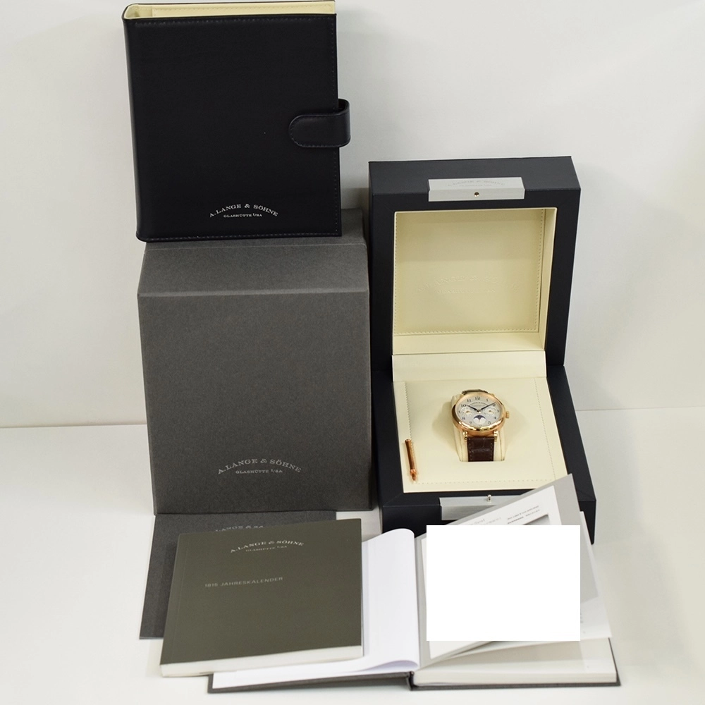 A. Lange & Söhne 1815 Annual Calendar Rose Gold White Dial 238.032E