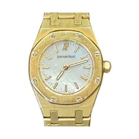 Audemars Piguet Lady Royal Oak Yellow Gold Mother of Pearl Dial 67075BA