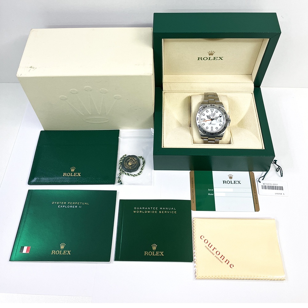 Rolex Explorer II Stainless Steel White Dial 216570 Bracelet