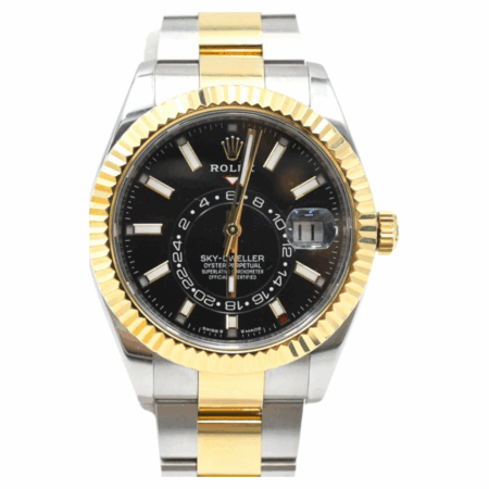 Rolex Sky-Dweller Two-Tone Black Dial 336933 Bracelet