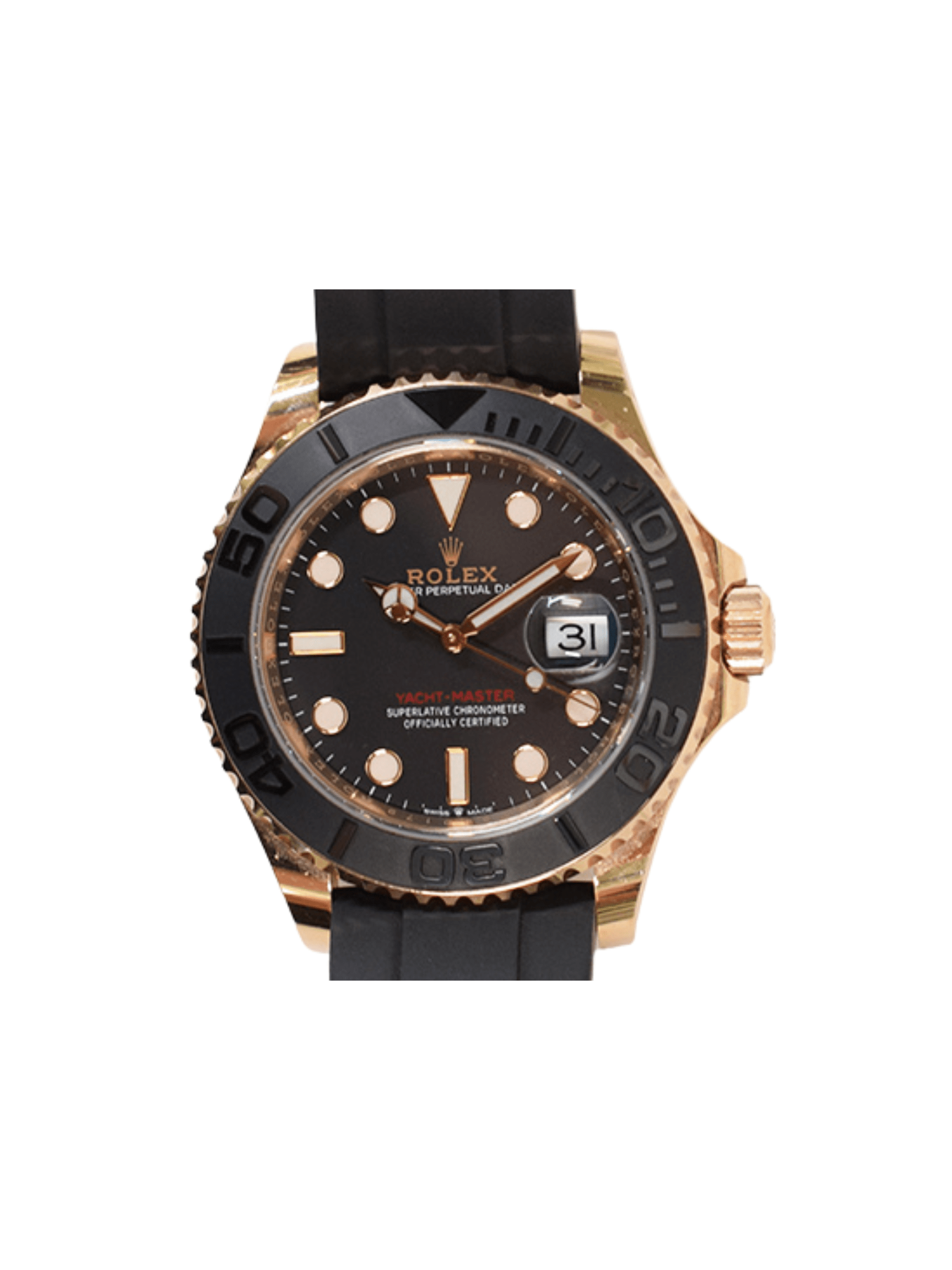 Rolex Yacht-Master 40 Rose Gold Black Dial 126655