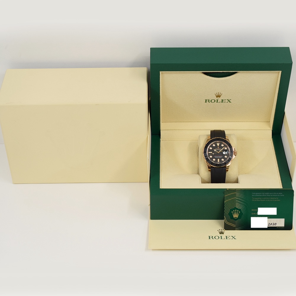 Rolex Yacht-Master 40 Rose Gold Black Dial 126655