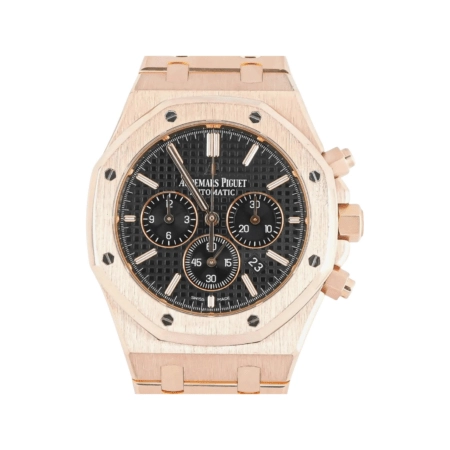 Audemars Piguet Royal Oak Chronograph Rose Gold Black Dial 26320OR.OO.1220OR.01