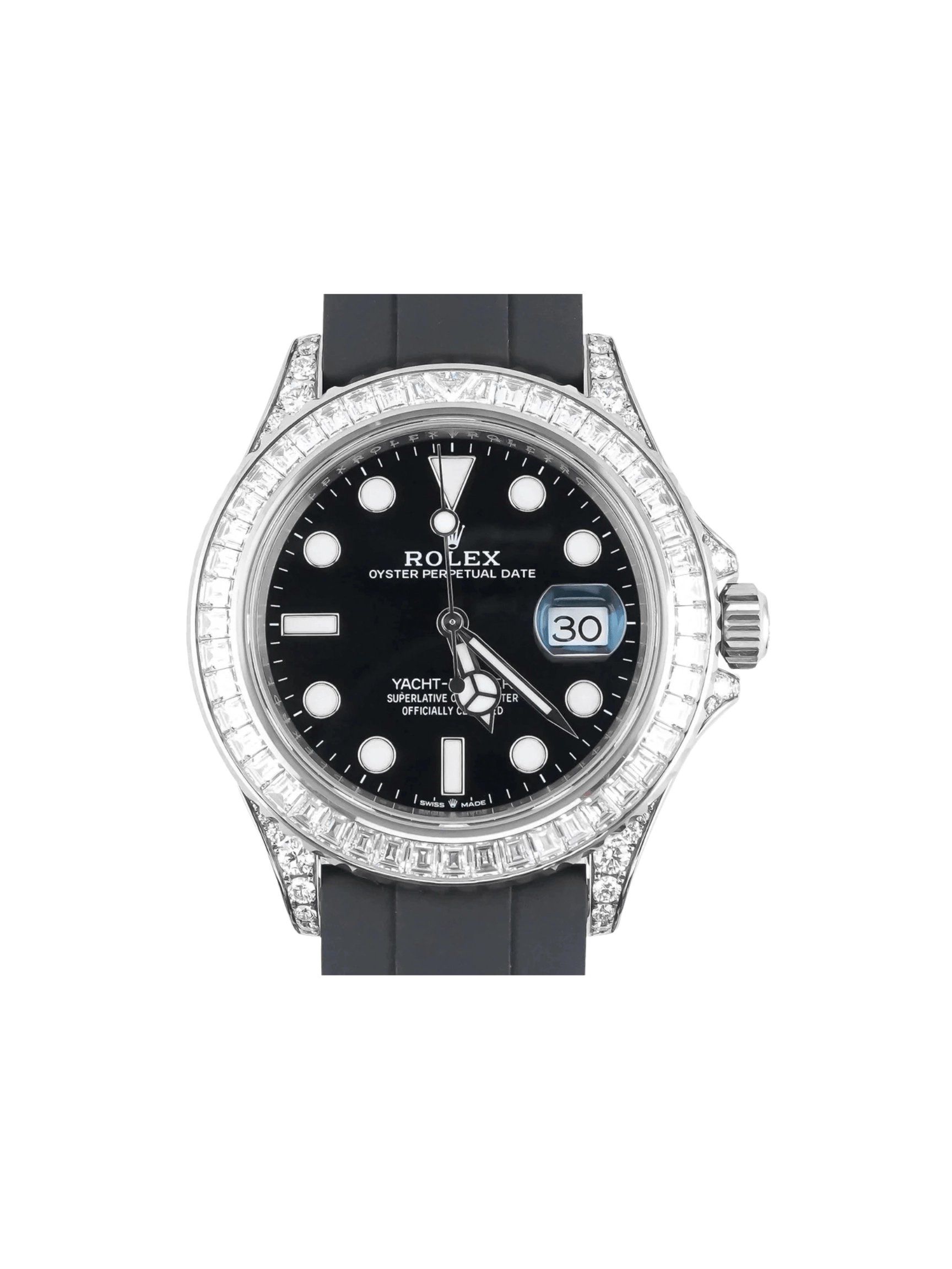 Rolex Yacht-Master White Gold Diamond Black Dial 226679TBR