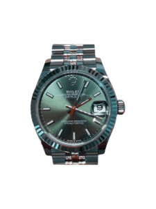 Rolex Datejust 31 Stainless Steel and White Gold Green Stick Dial 278274