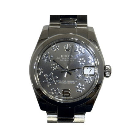 Rolex Datejust 31 Stainless Steel Grey Flower Dial 178240