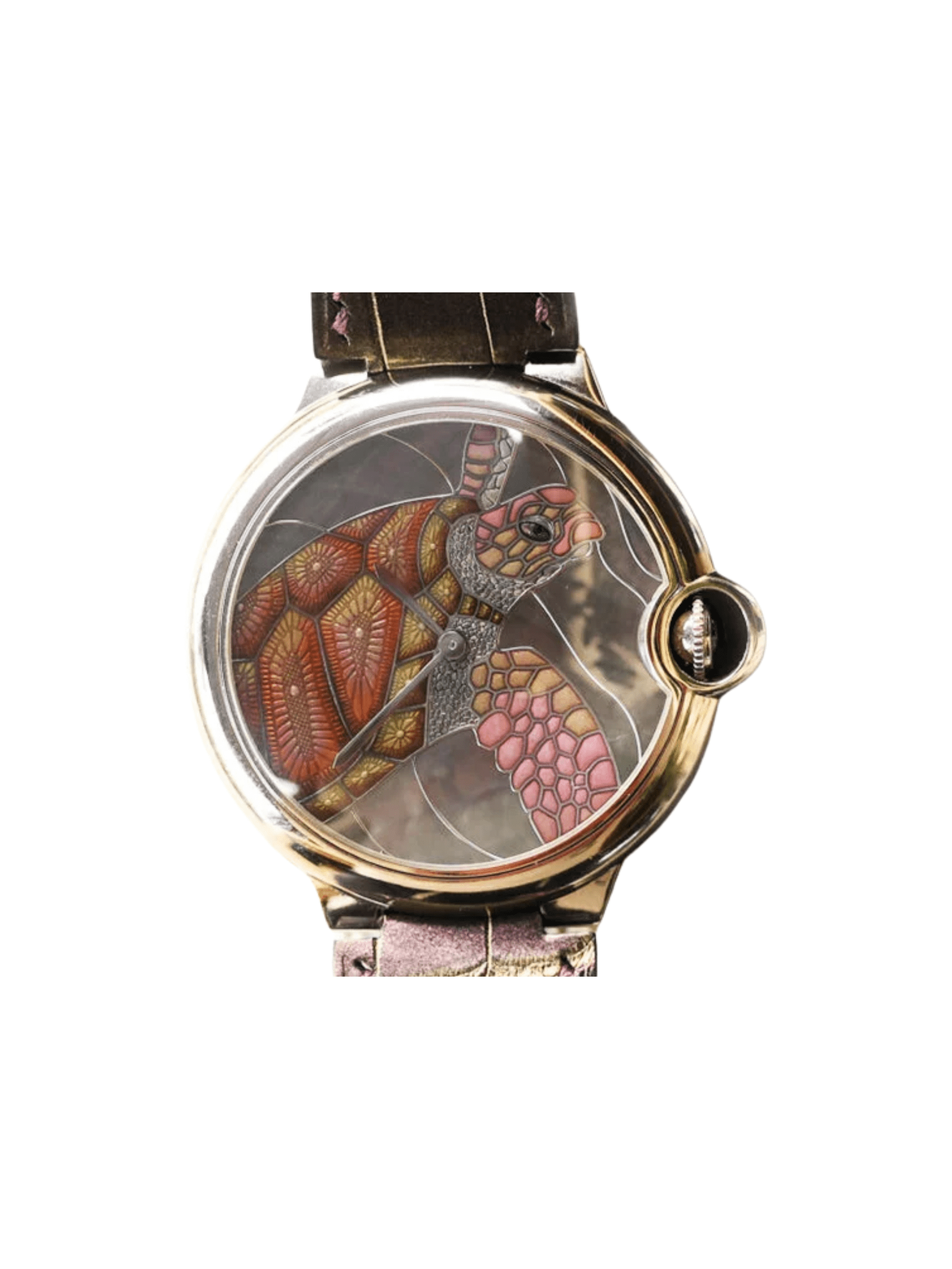 Cartier Ballon Bleu de Cartier XL Limited Edition "Sea Turtle" White Gold Enamel Dial HPI00330