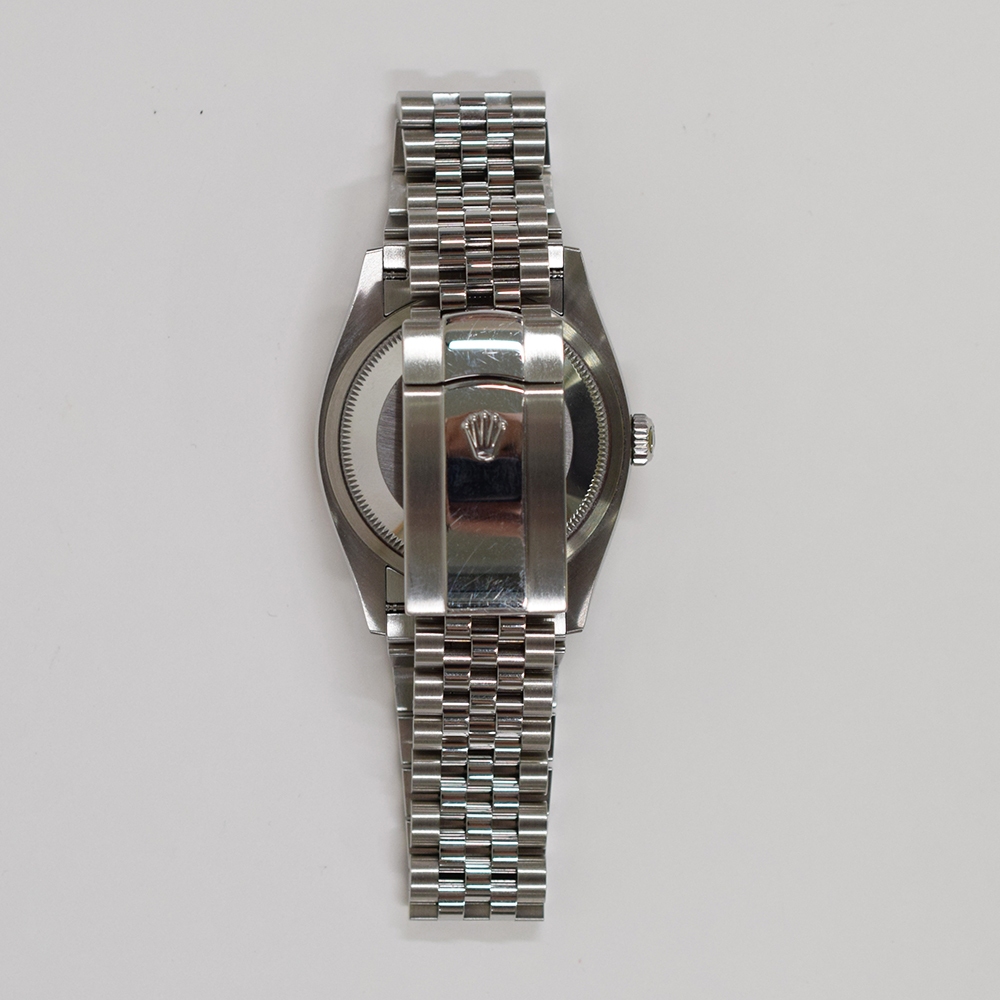 Rolex Datejust 36 Stainless Steel and White Gold Silver Dial 126234