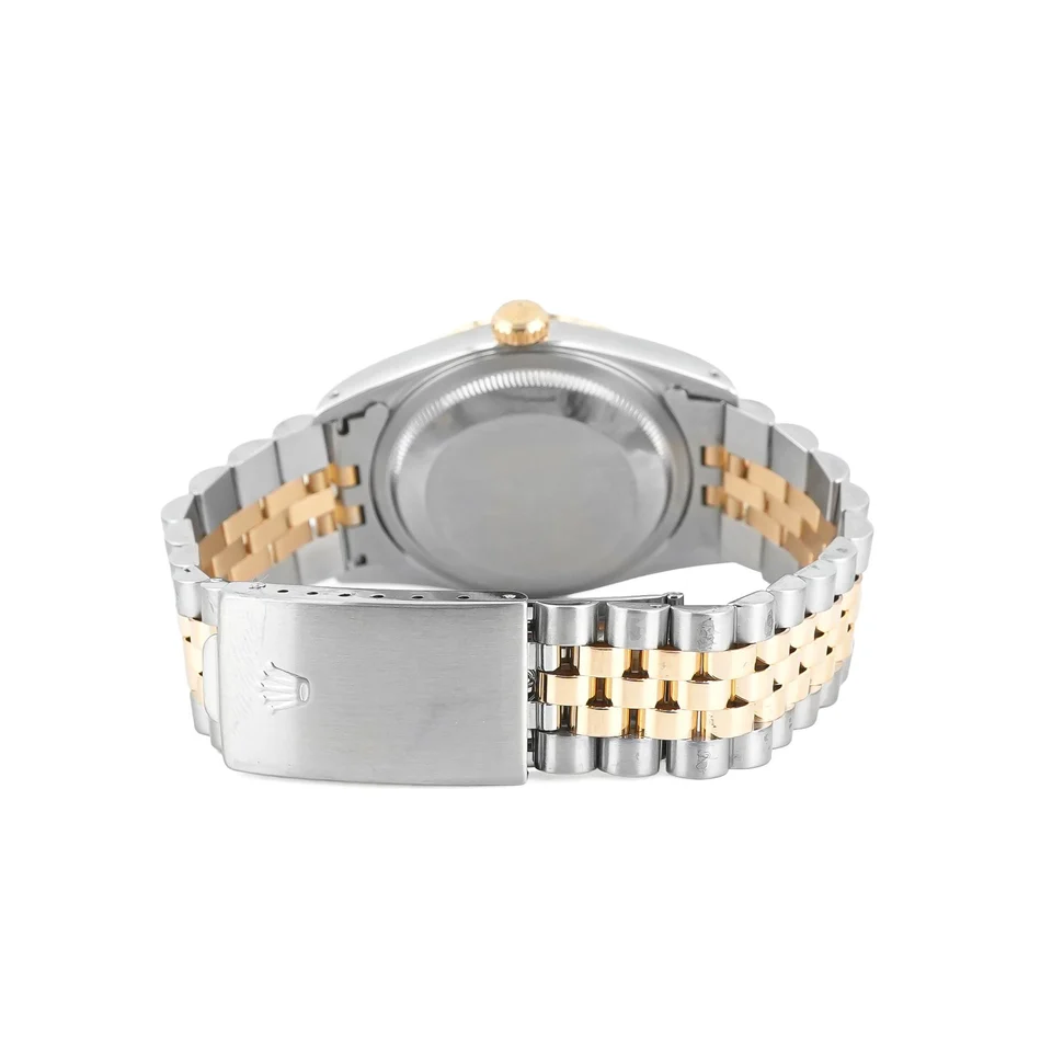 Rolex Datejust 36 Stainless Steel and Yellow Gold White Roman Dial 116233