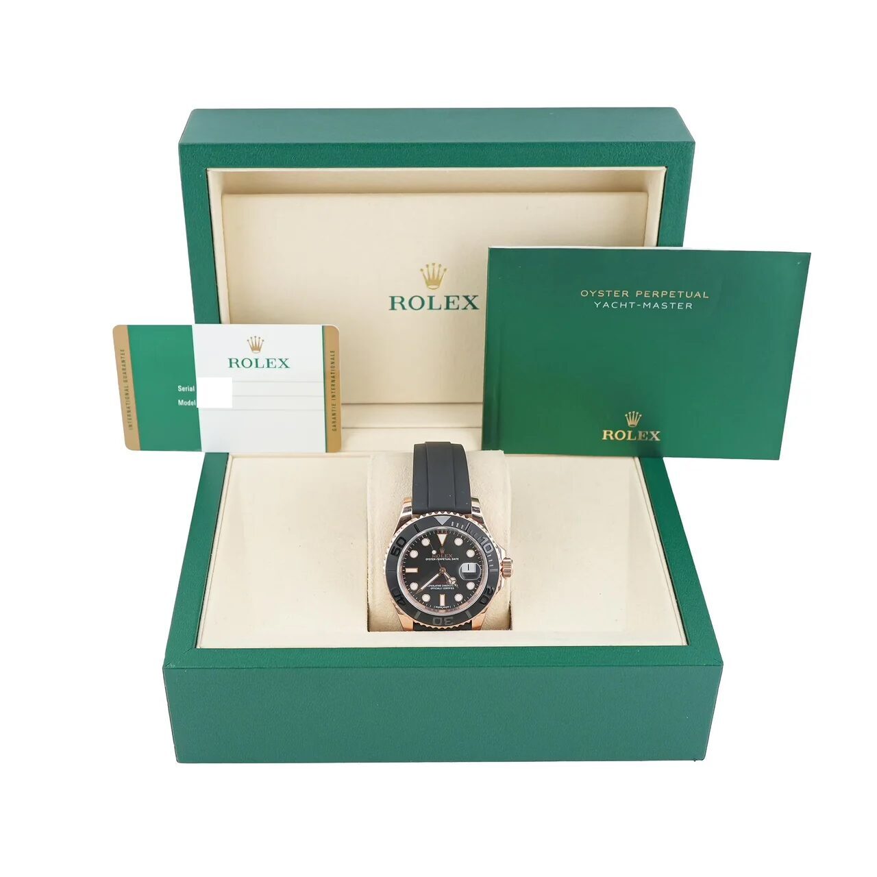 Rolex Yacht-Master 40 Rose Gold Black Dial 116655