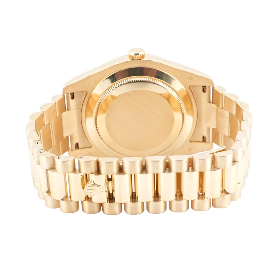 Rolex Day-Date II Yellow Gold Champagne Roman Dial 218238