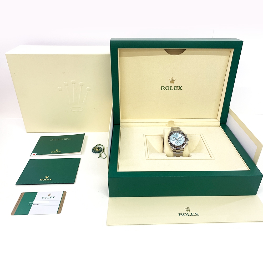 Rolex Daytona Platinum Ice Blue Diamond Dial 116506 - Image 2