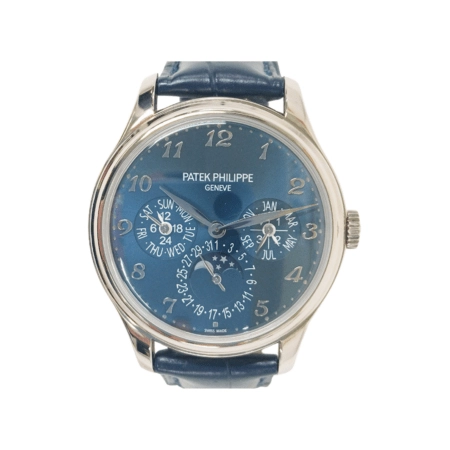 Patek Philippe Perpetual Calendar Grand Complications White Gold Blue Arabic Dial 5327G-001