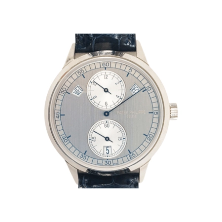 Patek Philippe Annual Calendar Regulator White Gold Silver Dial 5235G-001