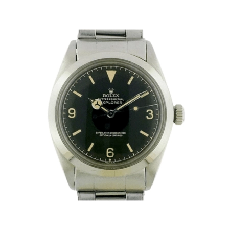 Rolex Vintage Explorer “Exclamation Dot!” Stainless Steel Black Dial 1016