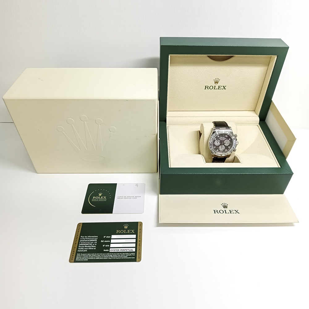 Rolex Daytona Black MOP Diamond Dial 116589BR Bracelet