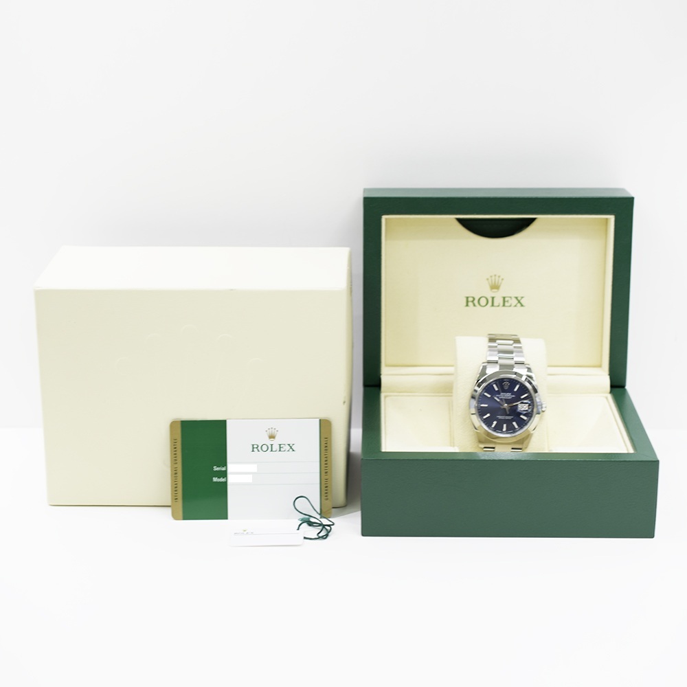 Rolex Datejust 41 Stainless Steel Blue Dial 126300 Bracelet