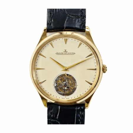 Jaeger-LeCoultre Master Ultra Thin Tourbillion Rose Gold Beige Dial Q1322410