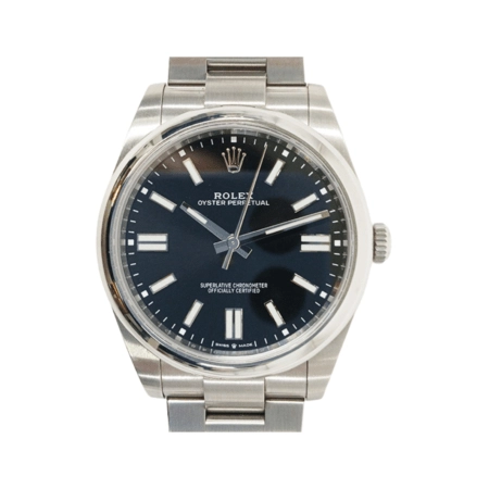 Rolex Oyster Perpetual 41 Stainless Steel Black Stick Dial 124300