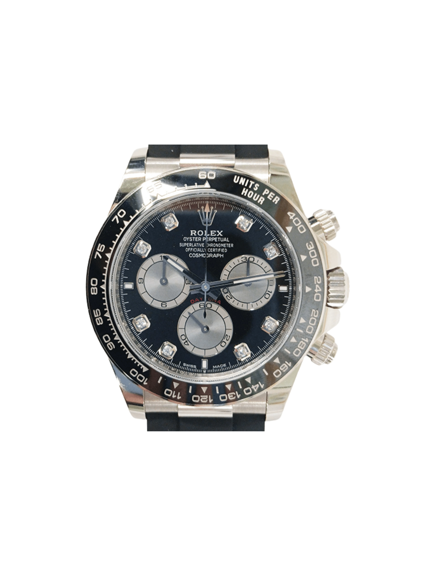 Rolex Daytona White Gold Black Diamond Dial 126519LN