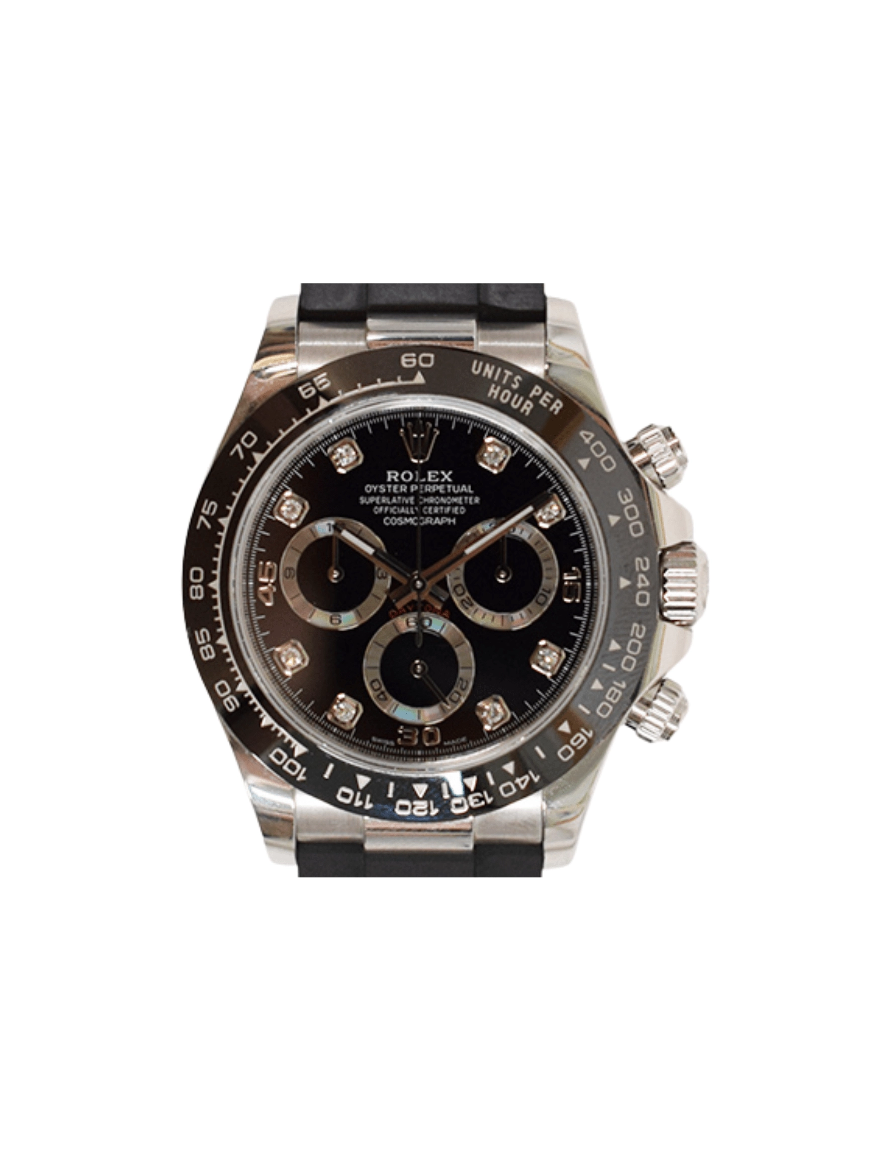 Rolex Daytona White Gold Black Diamond Dial 116519LN