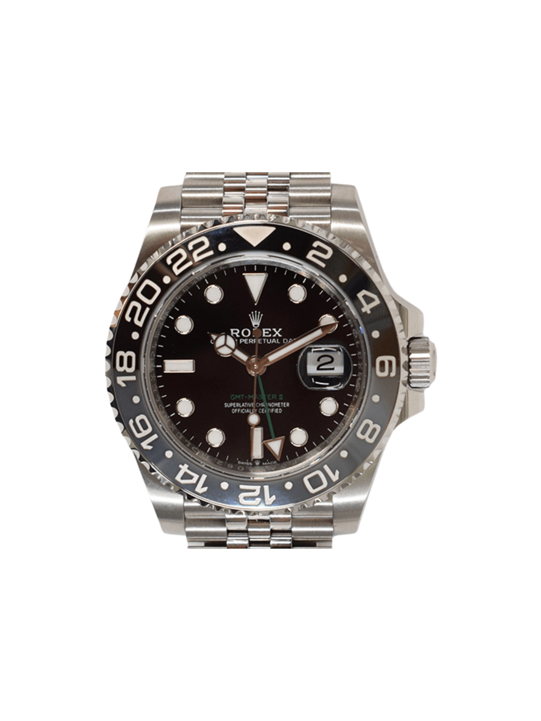 Rolex GMT-Master II "Bruce Wayne" Stainless Steel Black Dial 126710GRNR
