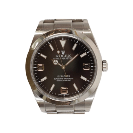 Rolex Explorer Stainless Steel Black Arabic Dial 214270