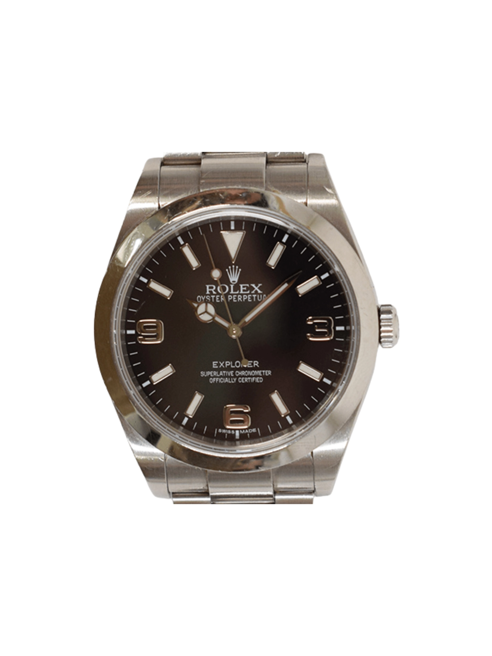 Rolex Explorer Stainless Steel Black Arabic Dial 214270