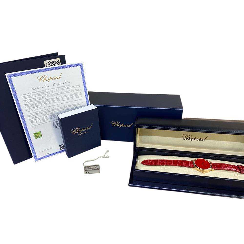 Chopard Classic Rose Gold Red Dial 163154-5208