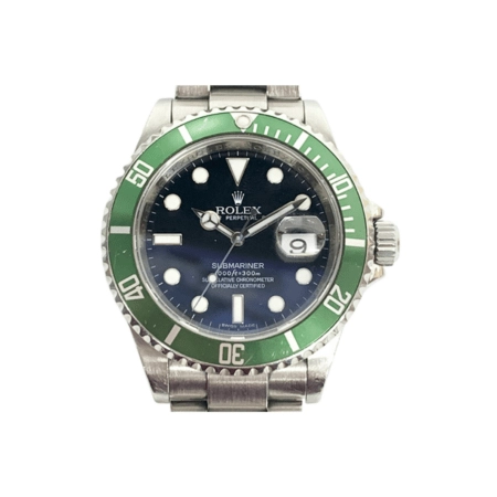 Rolex Submariner Date "Kermit" Stainless Steel Black Dial 16610LV