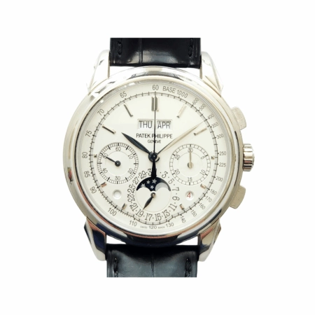 Patek Philippe Grand Complications Chronograph White Gold White Dial 5270G-013