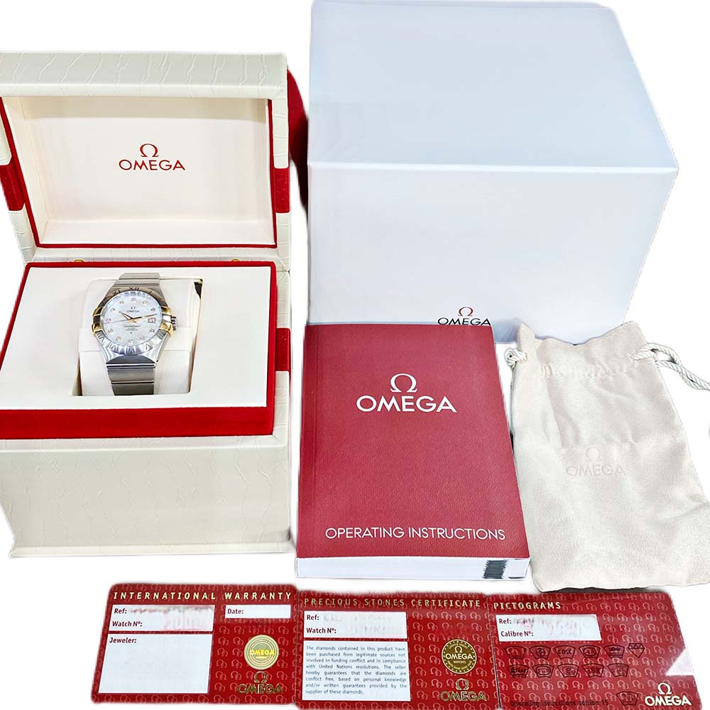 Omega Constellation Co-Axial Stainless Steel and Rose Gold White Dial 123.20.31.20.55.003 - Image 3