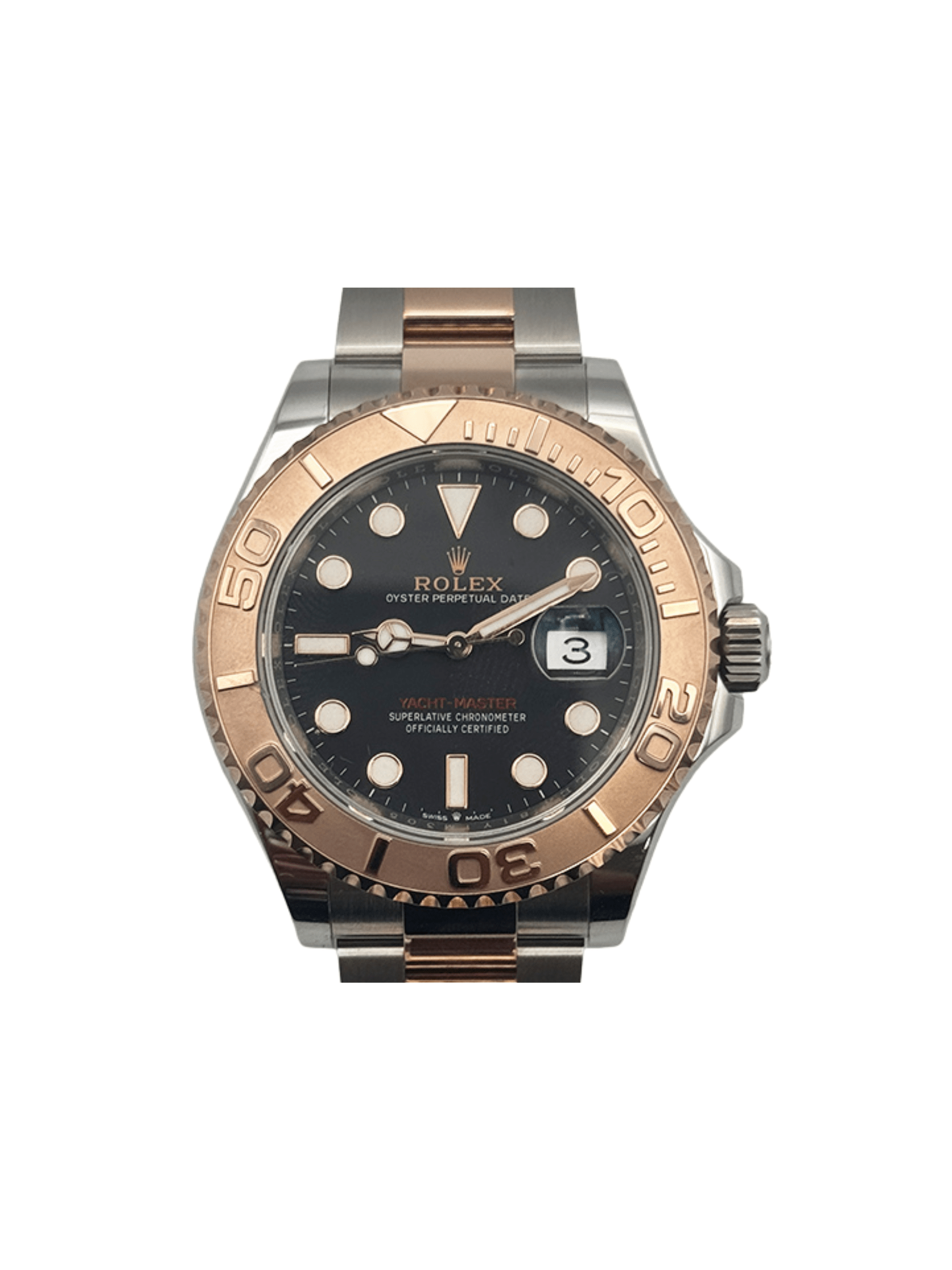 Rolex Yacht-Master 40 Rose Gold and Steel Black Dial 126621