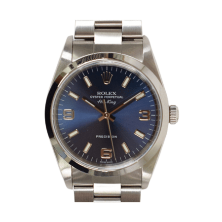 Rolex Air-King Stainless Steel Blue Dial 14000M