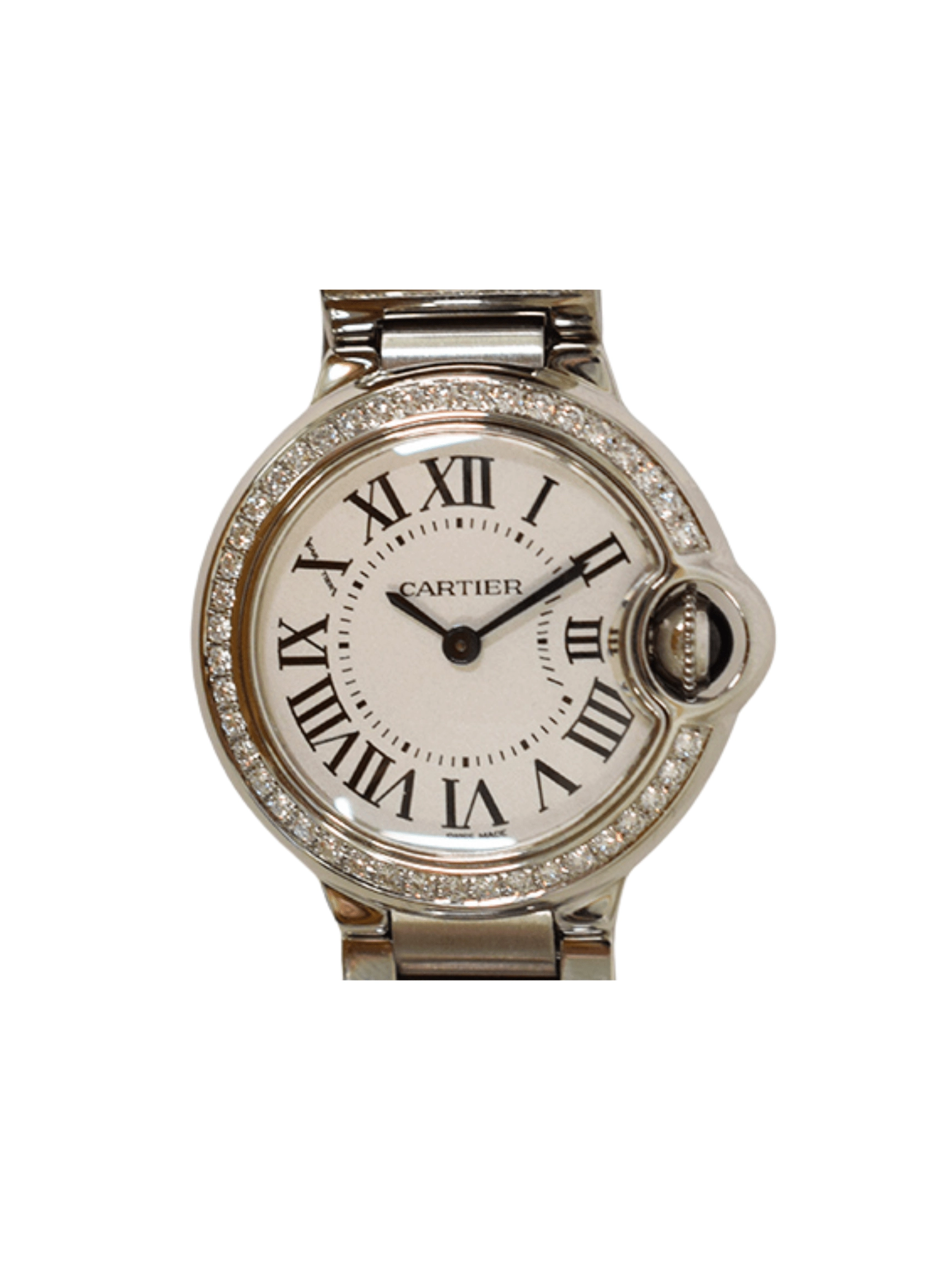 Cartier Ballon Bleu Stainless Steel Silver Roman Dial W4BB0015