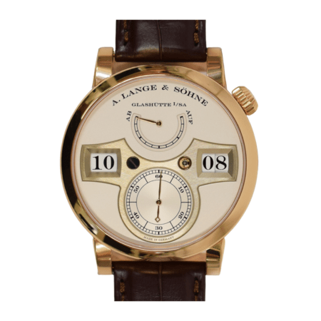 A. Lange & Söhne Zeitwerk Rose Gold Ivory Dial 140.032