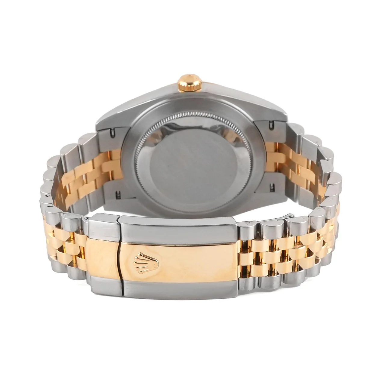 Rolex Datejust Stainless Steel and Yellow Gold Champagne Diamond Dial 126333